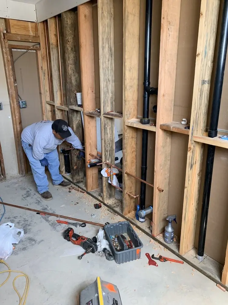 Commercial rough-in plumbing for Trenchless Sewer Repair in Watkins Mill